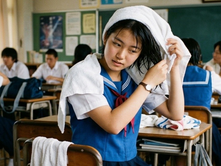 ドライヤーが使えない学校でのプール後ケア