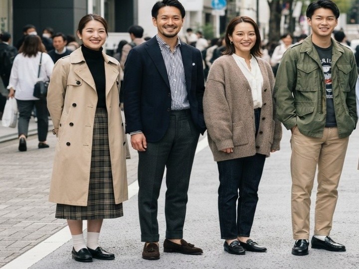 10月はローファーが活躍する