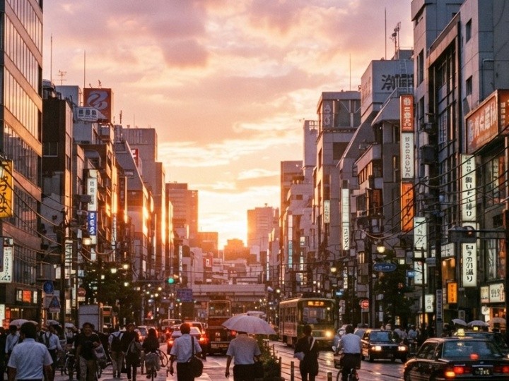 7月の18時はどのくらい明るい？