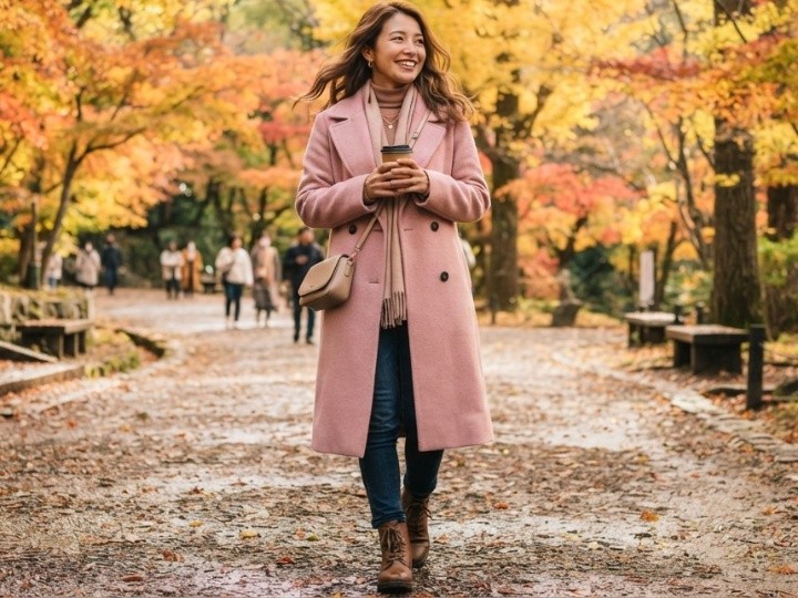 秋にピンクの服を着たい人によくある疑問