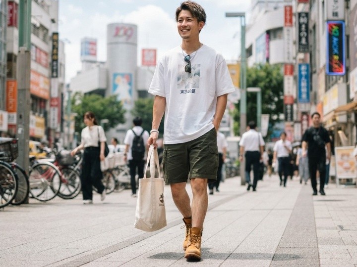 夏のティンバーランドに合う服装