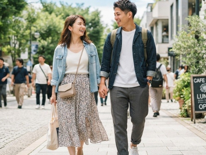 夏のデニムジャケットを自然に見せる方法