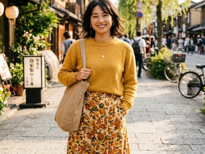 イエベ秋が地味に見えるときの垢抜けテクニック