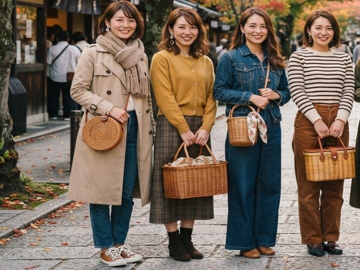夏のかごバッグを秋仕様に変える5つの方法