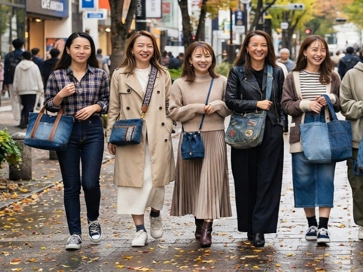 デニムバッグは冬まで使っても大丈夫?