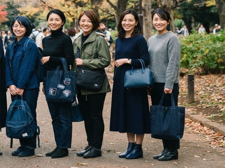 40代・50代の秋デニムバッグ選び