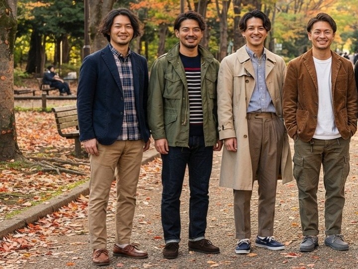 秋にデッキシューズを合わせやすいパンツ5選