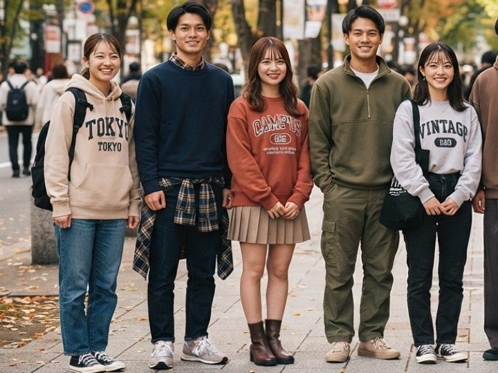 秋にスウェットを着るなら何月から?