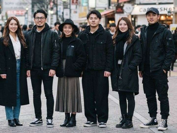秋の黒い服でよくある疑問