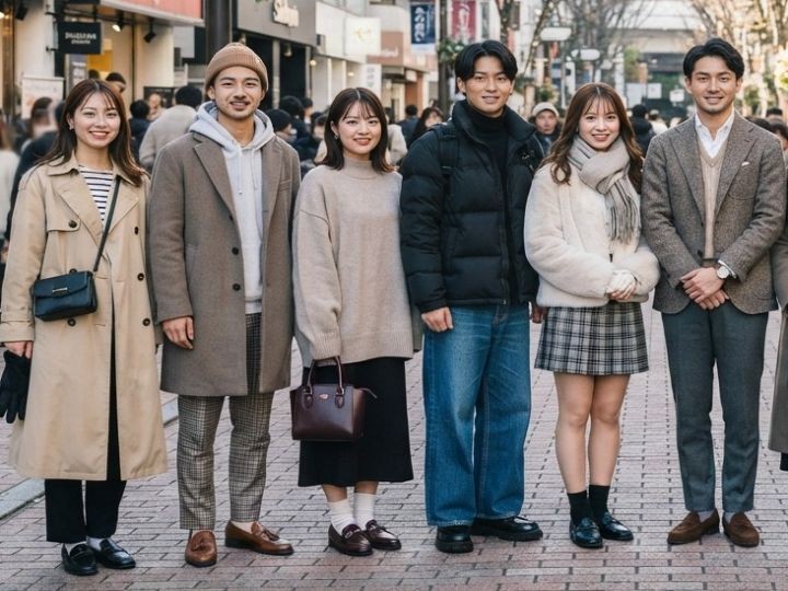 冬のローファーを自然に見せるコツ
