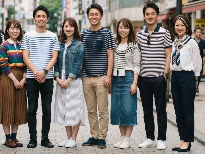 ボーダーで太って見えない着こなし方