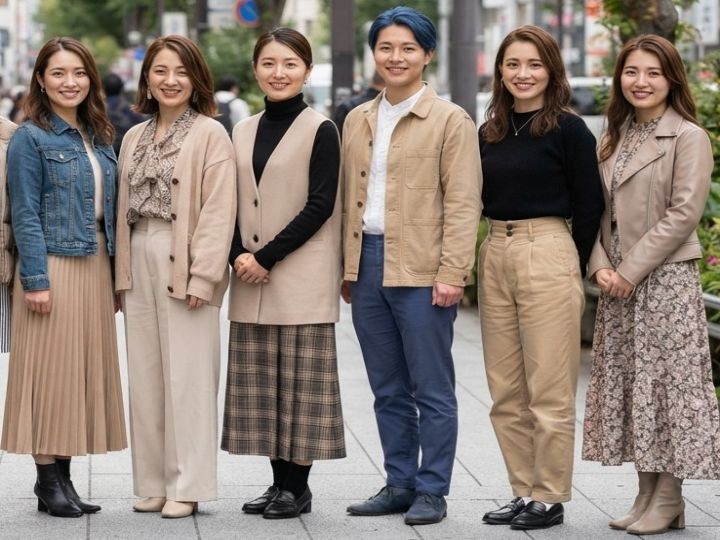 ベージュ服のコーデがおばさんっぽくなったら？