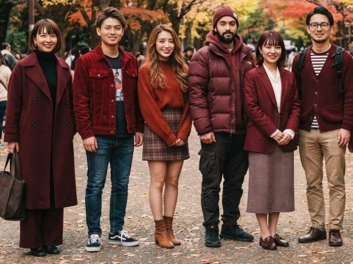 秋に赤い服を着るときのよくある疑問