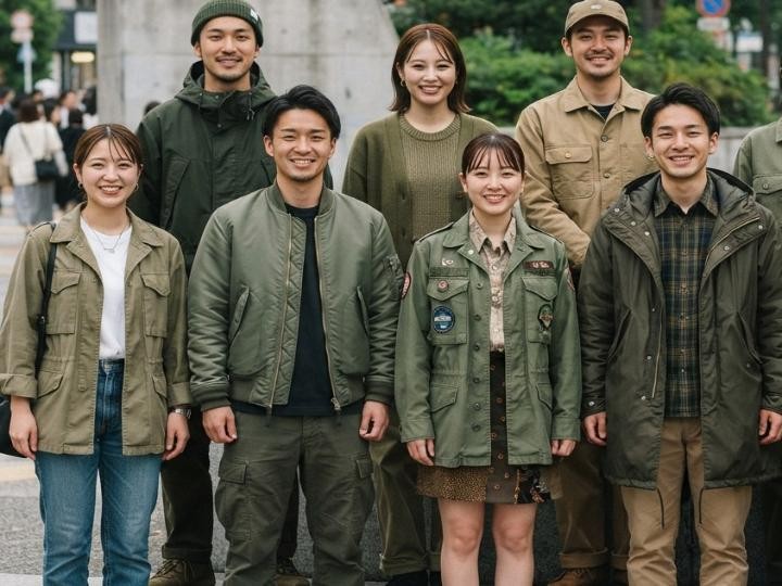 秋のカーキに合う色は？