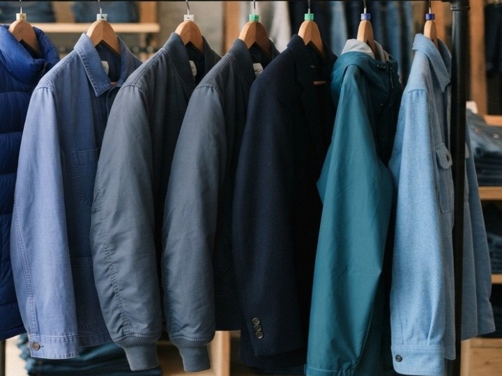 秋に青い服はおかしい?