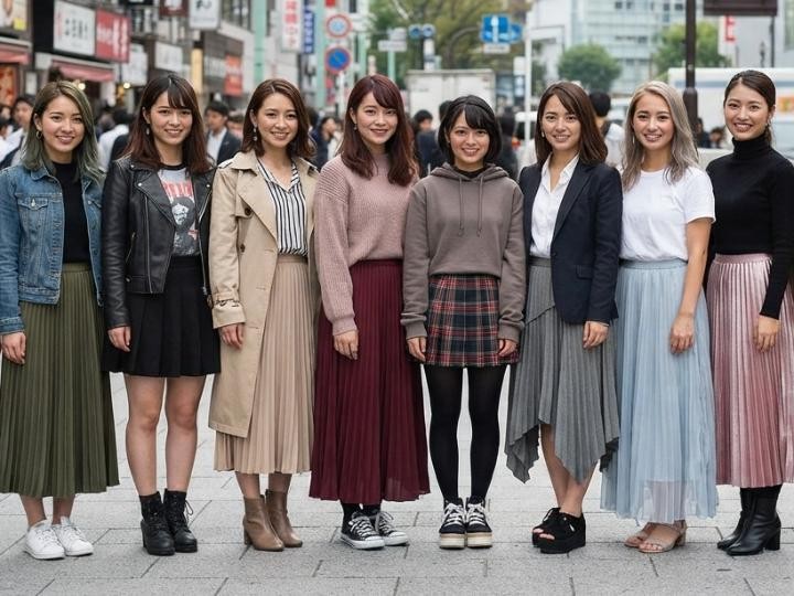 プリーツスカートをすっきり着こなすコツ