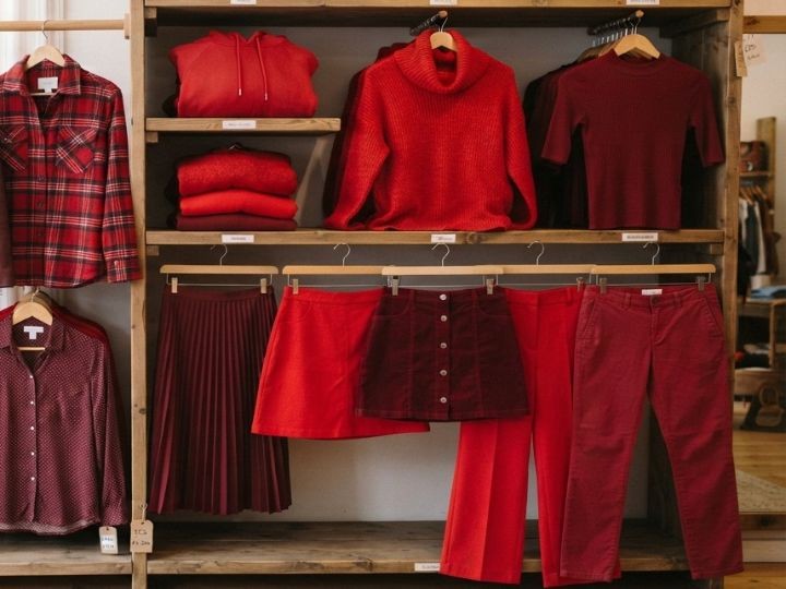 赤い服が派手に見えるときのチェックポイント
