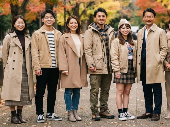 秋のベージュ服に合う色は？