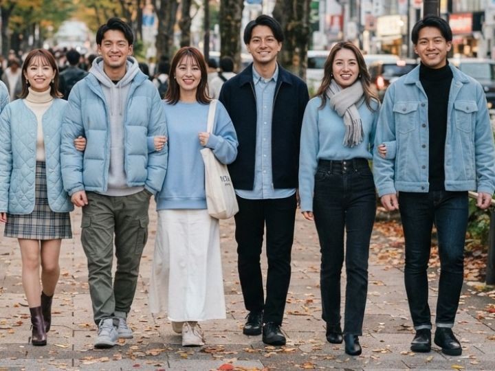 秋に青い服がおかしく見える理由