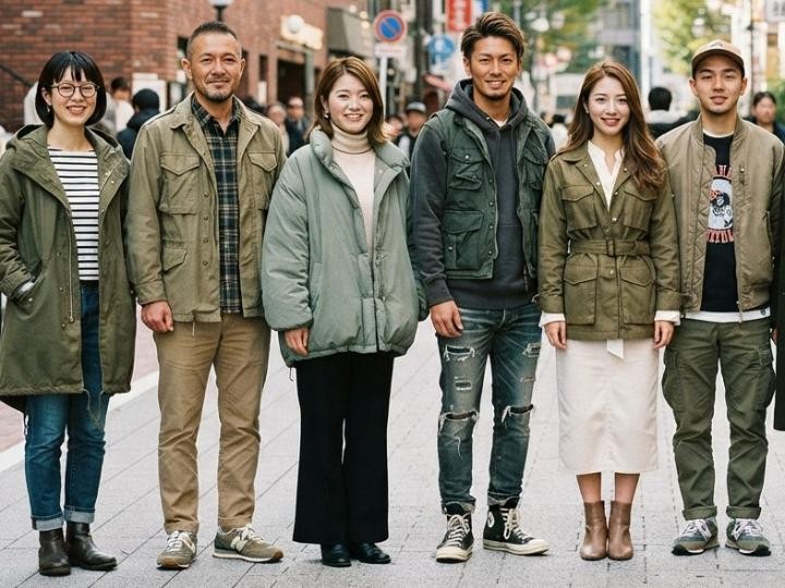 9月・10月・11月でカーキの着方を変える