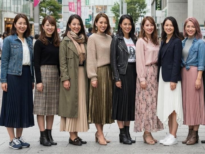 太って見えにくいプリーツスカートの選び方