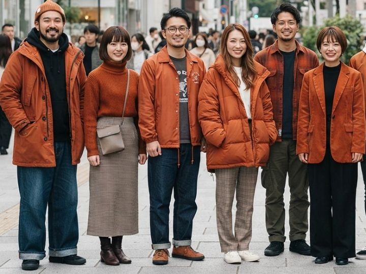 9月・10月・11月のオレンジ服