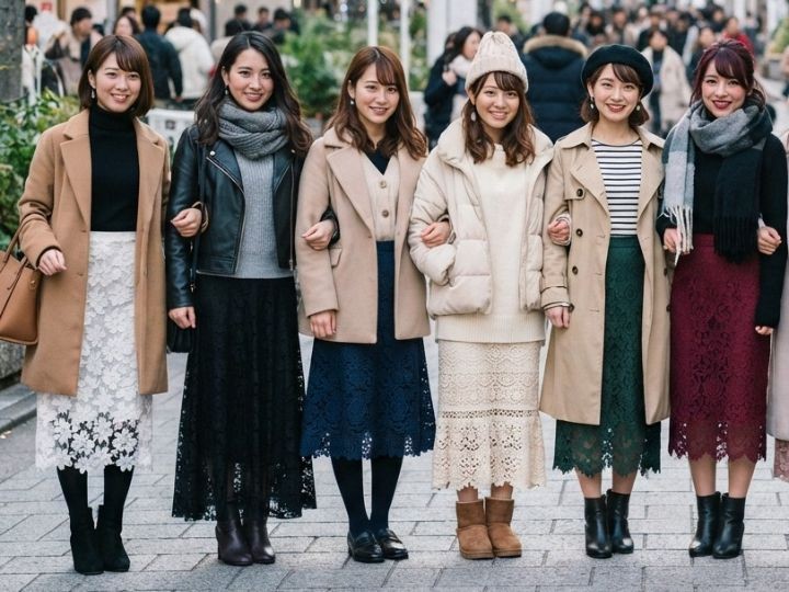 冬のレーススカートは何月まで履ける?