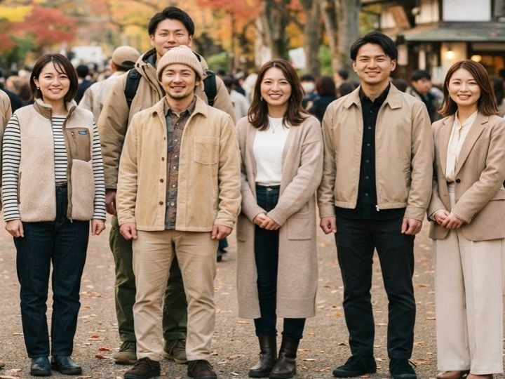 秋にベージュの服がおかしいと言われることはある？