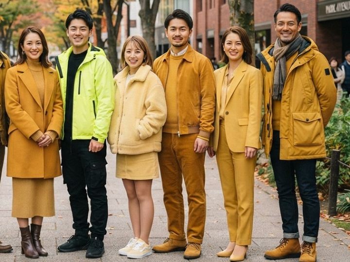 黄色の服に合う色は?