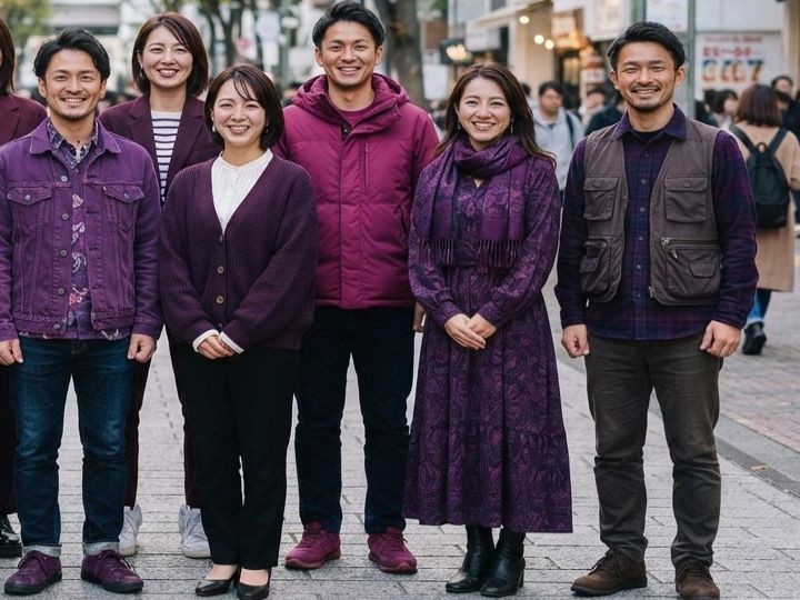 秋の紫コーデで失敗しない選び方