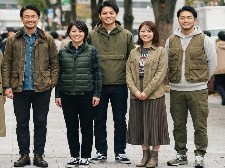 秋にカーキの服はおかしい？