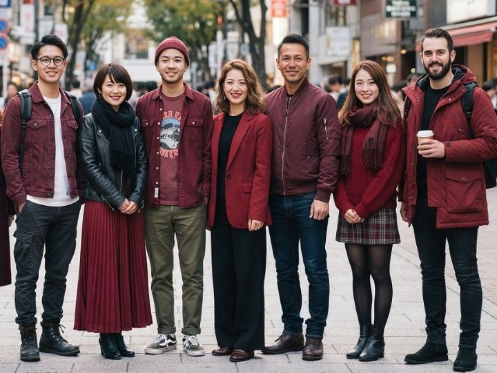 派手に見えにくい赤い服の選び方