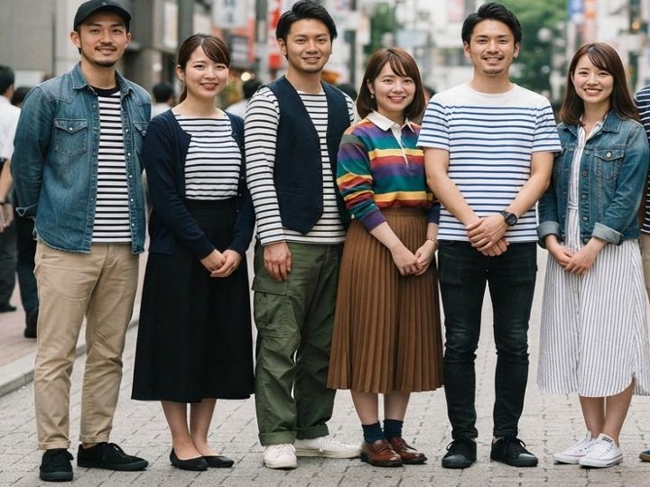 太って見えにくいボーダーの選び方