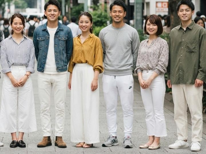体型別に考える白パンツの選び方