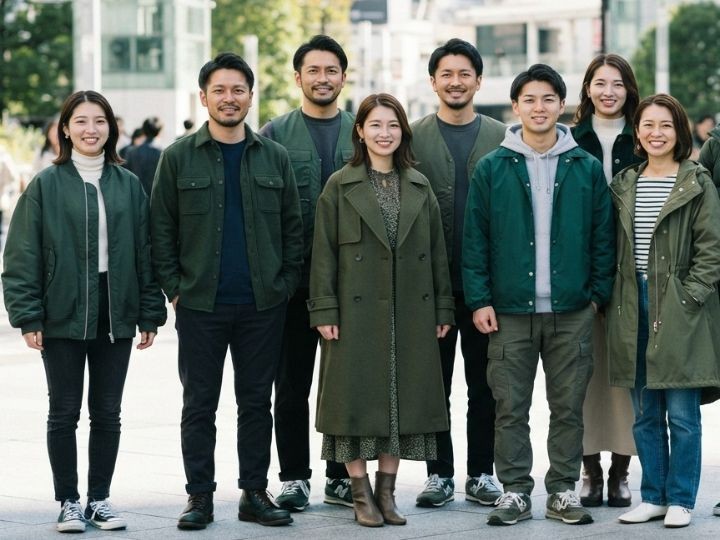 秋に緑の服を着るなら何を意識すればいい？