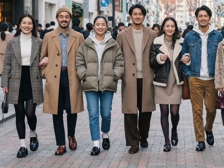 冬にローファーがおかしく見えない色と素材